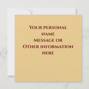 Vintage Style Autumn Pumpkins Flat Note Card