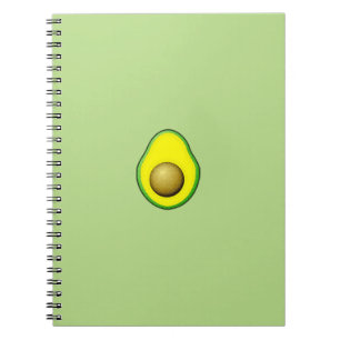 Vintage Style Avocado Drawing Notebook