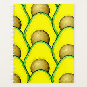 Vintage Style Avocado Drawing Planner