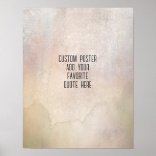 vintage style background pale colours add a quote poster
