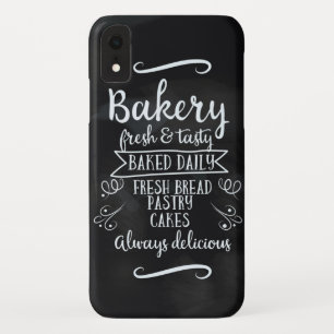Vintage style Bakery Chalkboard poster Case-Mate iPhone Case
