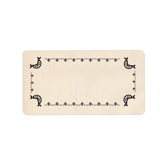 Vintage-Style Blank Herb Labels (Front)