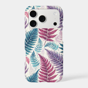 Vintage-style botanical fern leaves