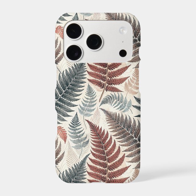 Vintage-style botanical fern leaves (Back)