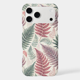 Vintage-style botanical fern leaves