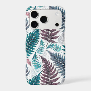 Vintage-style botanical fern leaves