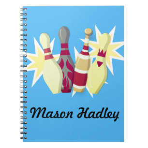 Vintage-style Bowling Notebook