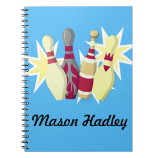 Vintage-style Bowling Notebook