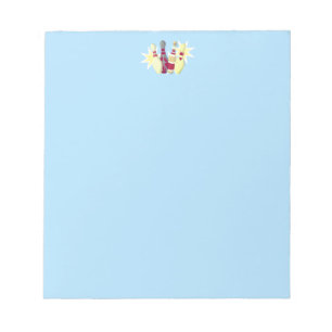 Vintage-style Bowling Notepad