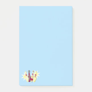 Vintage-style Bowling Post-it Notes
