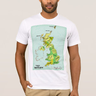 Vintage style British Isles Shipping Forecast T-Shirt