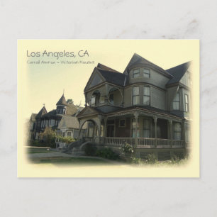 Vintage Style Carroll Ave. Los Angeles Postcard! Postcard