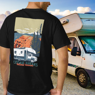 Vintage Style Cedar Breaks National Monument Road T-Shirt