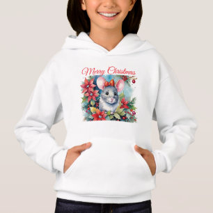 Vintage Style Christmas Baby Girl Mouse
