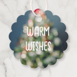 Vintage-style Christmas tree Favour Tags