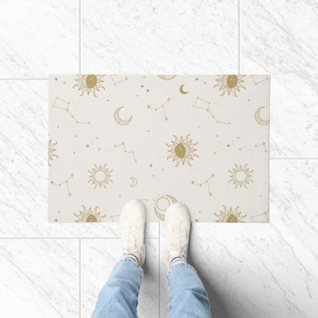 Vintage Style Constellation Pattern Doormat (Indoor)