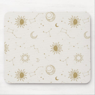 Vintage Style Constellation Pattern Mouse Pad