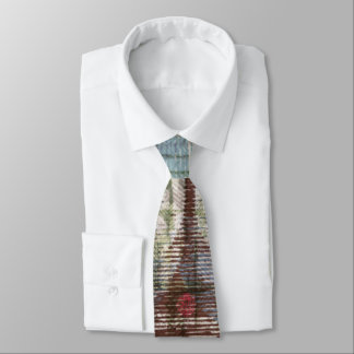 vintage style distressed design tie