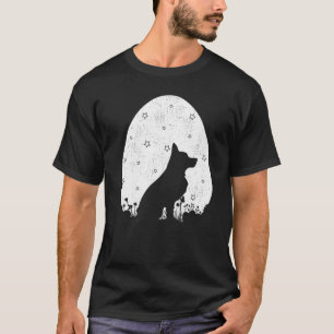 Vintage Style Easter Egg German Shepherd Dog Easte T-Shirt
