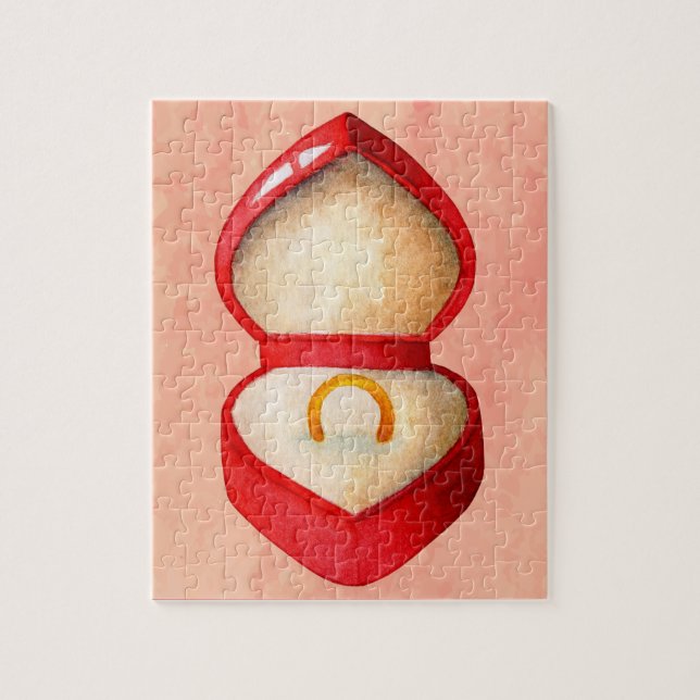 Vintage Style Engagement Ring Jigsaw Puzzle (Vertical)