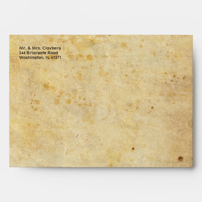 Vintage Style Envelope (Front)