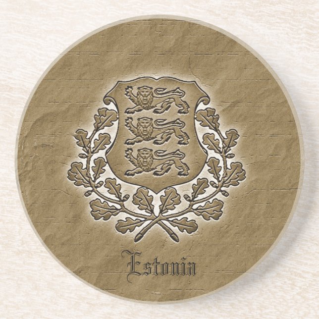 Vintage Style Estonia Coaster! Coaster (Front)