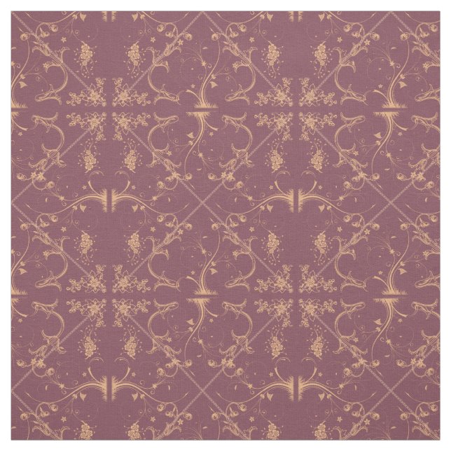 Vintage Style Fabric [antique rose] (Swatch)