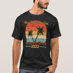 Vintage Style Family Vacation 2022 Florida Pensaco T-Shirt