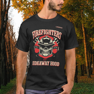 Vintage Style Firefighters of Hideaway Hood T-Shirt