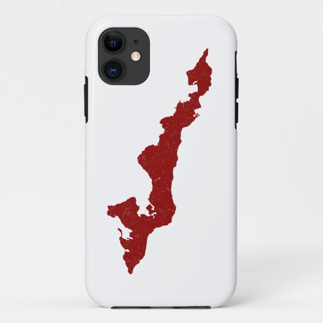 Vintage-Style Fishers Island Logo Case (Back)