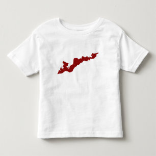 Vintage-Style Fishers Island Logo Shirt - Red