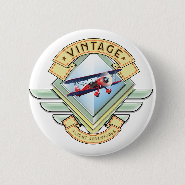 Vintage style flight badge (Front)