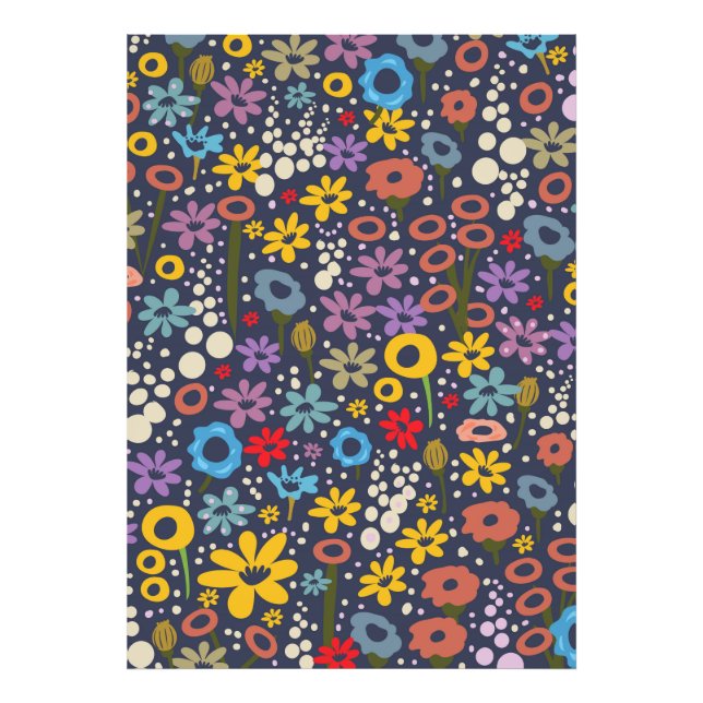 Vintage style Floral pattern Photo Print (Front)