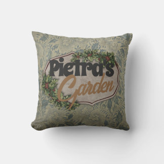 Vintage style floral retro flourish victorian cushion