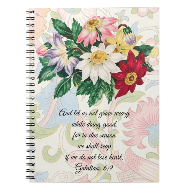 Vintage Style Flowers Prayer Journal (Front)