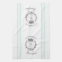 Vintage Style French Sack Custom Name and Monogram