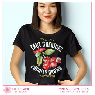 Vintage Style Fruit Cherries T-Shirt