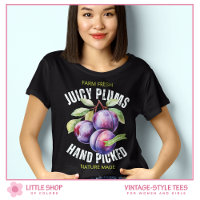 Vintage Style Fruit Plums