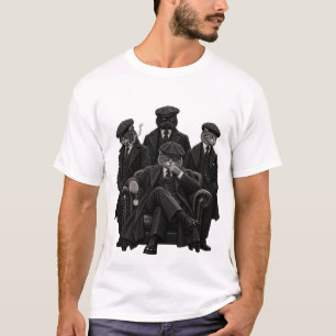 Vintage Style Gangster Cats T-Shirt
