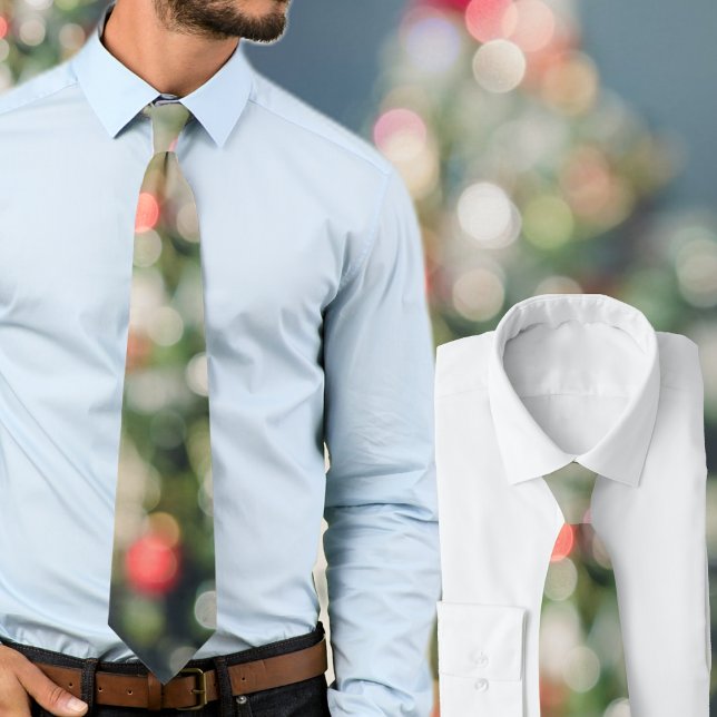 Vintage-style green red Christmas tree Tie (Creator Uploaded)