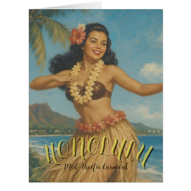 Vintage Style Hawaii Travel (Front)