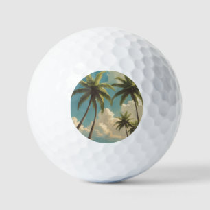 Vintage Style Hawaiian Travel Aloha From Hawaii Golf Balls