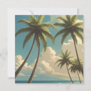 Vintage Style Hawaiian Travel Aloha From Hawaii Holiday Card