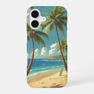 Vintage Style Hawaiian Travel Aloha From Hawaii iPhone 16 Case