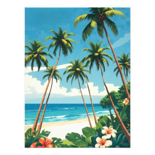 Vintage Style Hawaiian Travel Aloha From Hawaii Photo Print