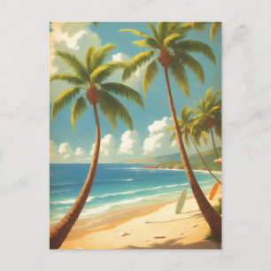 Vintage Style Hawaiian Travel Aloha From Hawaii Postcard