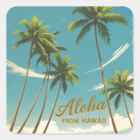 Vintage Style Hawaiian Travel Aloha From Hawaii