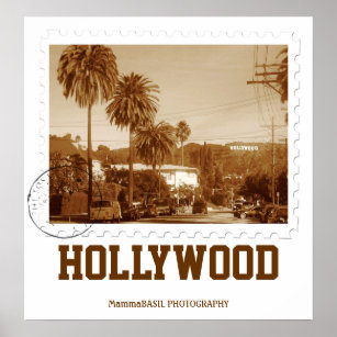 Vintage Style Hollywood Poster! Poster
