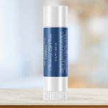 Vintage style lip balm tube label - blue<br><div class="desc">A label for lip balm tubes with a vintage style in the colour blue</div>