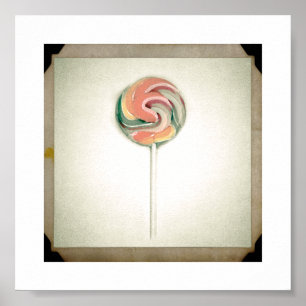 VINTAGE STYLE LOLLIPOP PHOTOGRAPH POSTER